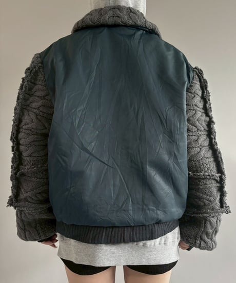 【RE;CIRCLE】 RE MA1 × Alan Knit Jacket / 251225-006