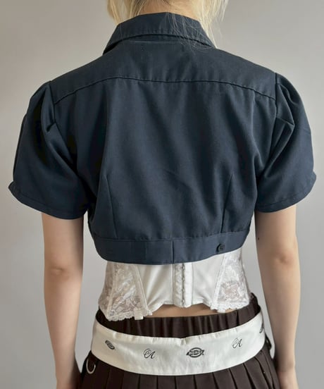 【Chinatsu Aoyama】 RE Makers Shirt Navy / 260702-015