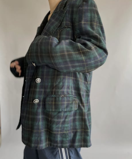 【USED】  Checked Blazer / 221119-006