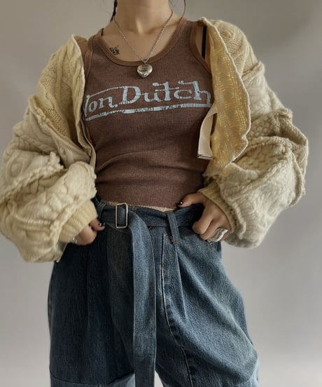 【USED】 Von Dutch Tank Top   / 230928-008
