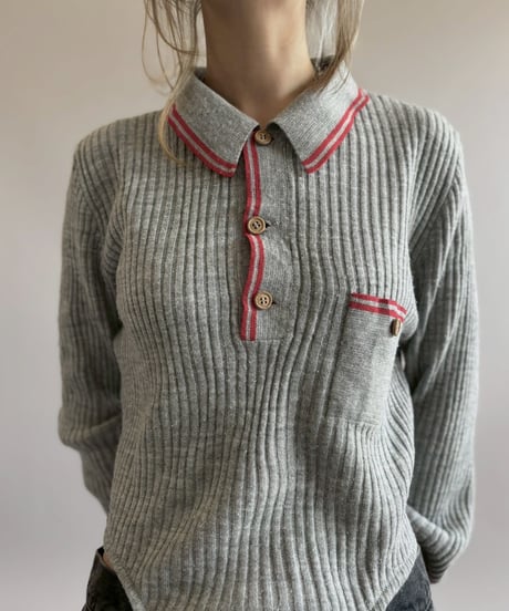 【RE;CIRCLE】 RE Rib Knit Leotard Top / 260416-010