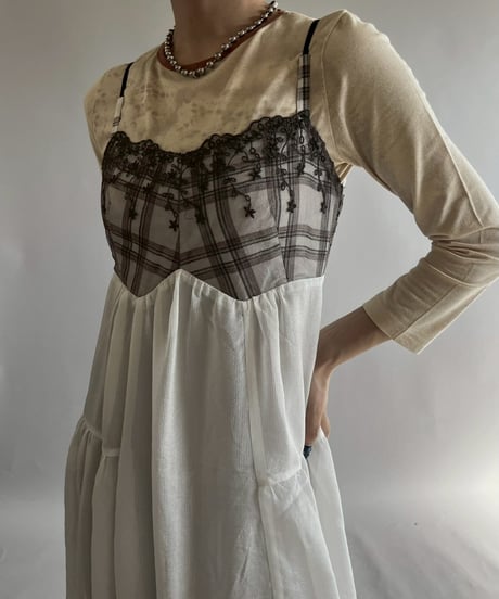 【USED】 Cop.Copine Design Camisole Top /251014-024