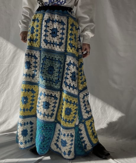 【RE;CIRCLE】 RE Granny Long Skirt⑦/211216-048