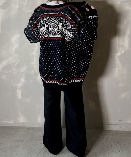 【USED】 Nordic Knit Cardigan / 201120-030