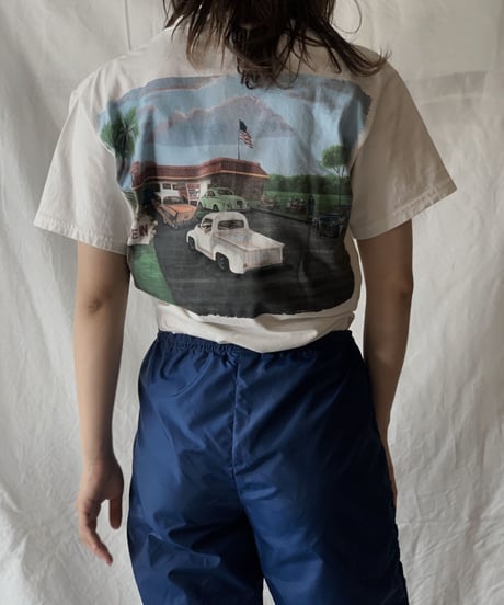 【USED】S/S T-shirt IN OUT BURGER /210602-001