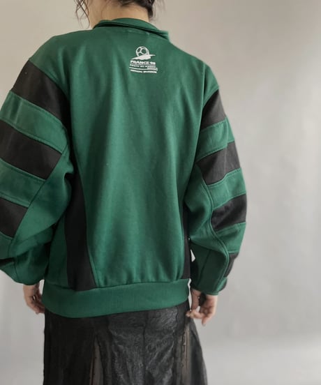 【USED】  Adidas Jersey  Half Zip Top/ 230415-020