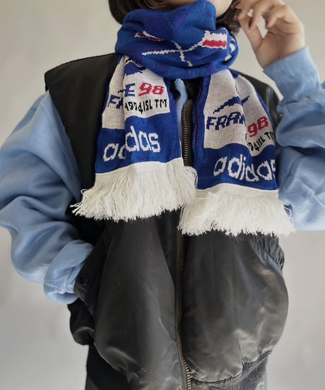 【USED】 Knit Soccer Muffler FRANCE WORLD CUP 98s/ 240108-018