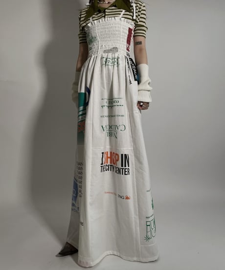 【RE;CIRCLE】 RE Eco Bag Camisole One-piece② /220407-002