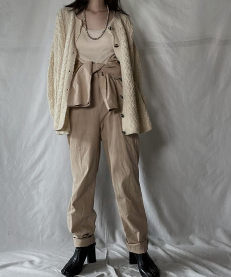 【USED】　Cable Knit Cardigan②/ 220120-048