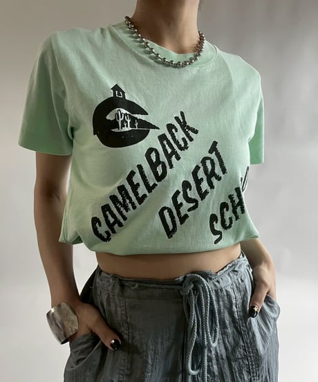 【USED】 RESIZED 90s SCREEN STARS BEST CAMELBACK DESERT SCHOOL T-Shirt / 250830-027