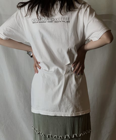 【USED】S/S T-shirt Flower②/210604-026