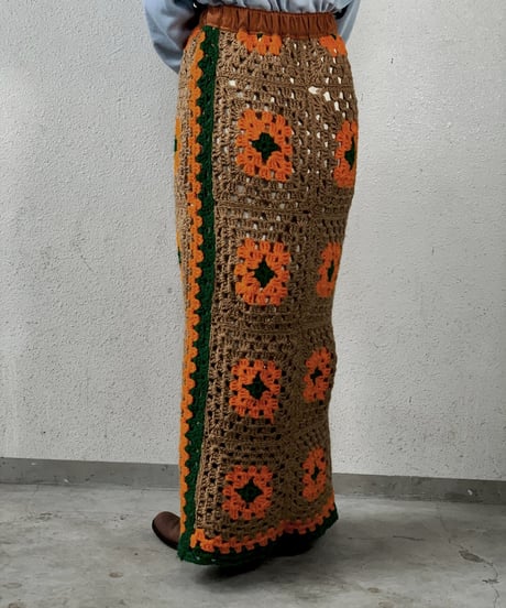 【RE;CIRCLE】 Granny Knit Long Skirt ② /210125-009