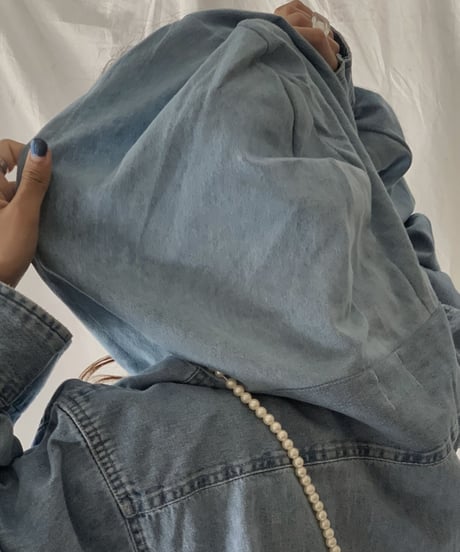 【RE;CIRCLE】  RE Denim Mexican Parker①/210506-015