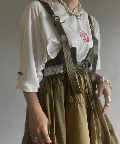 【RE;CIRCLE】 RE Army Parachute 2Way One-Piece / 240822-002