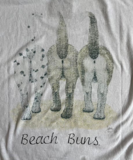 【USED】90's Hanes Dog T-Shirt /240729-048