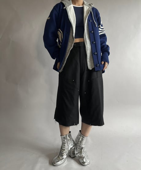 【RE;CIRCLE】 Re Suit Double Knee Shorts/ 241130-026