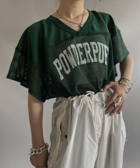 【USED】 RUSSELL ATHLETIC Mash Game Shirt  / 230722-022