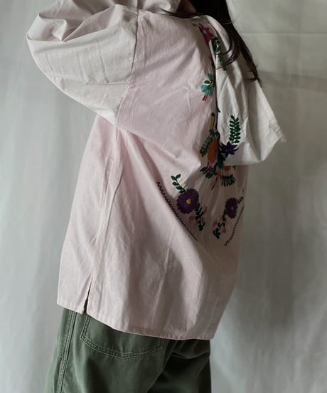 【RE;CIRCLE】 Remake Embroidery Ethnic Mexican Parker②/210906-018