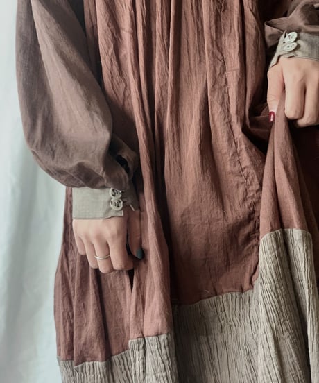 【RE;CIRCLE】 Remake Indy Cotton MUJI one-piece①/210331-001