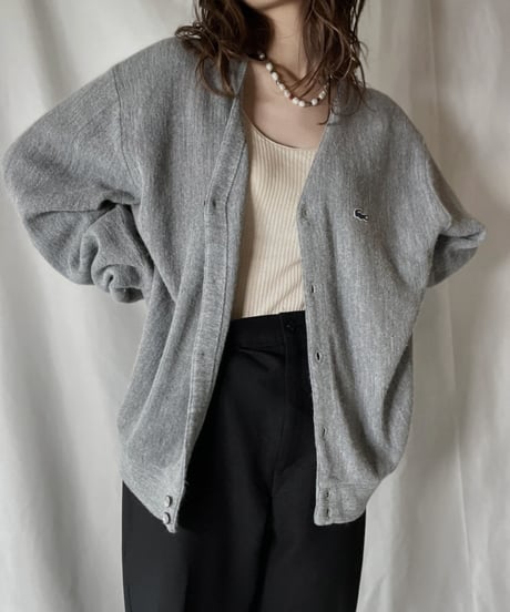 【USED】   LACOSTE Knit Cardigan 13/211126-021