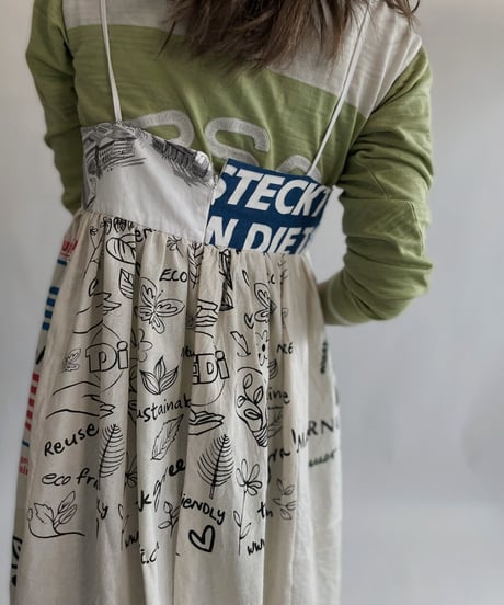 【RE;CIRCLE】 RE Eco-Friendly Bag Camisole One-piece / 220825-036