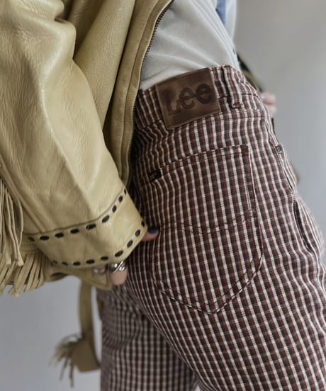 【USED】 Lee Vintage Modern Checked Pants / 230102-004
