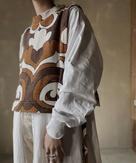 【RE;CIRCLE】 RE Curtain Vest/220226-010