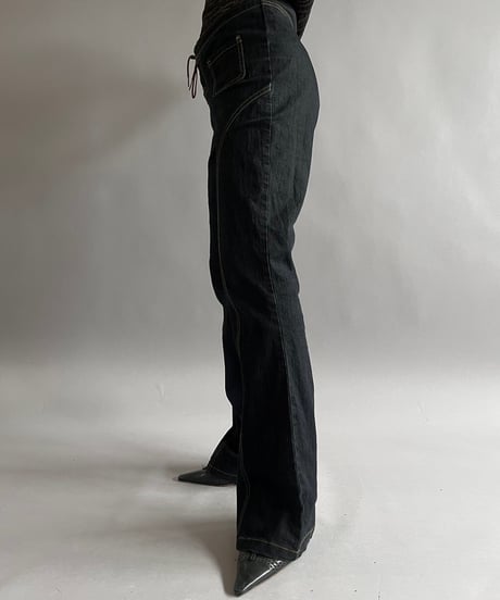 【USED】Flare Denim Pants/ 240907-018