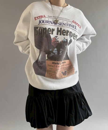 【USED】 90's Lee Super Heroes Sweat Top  /250927-020