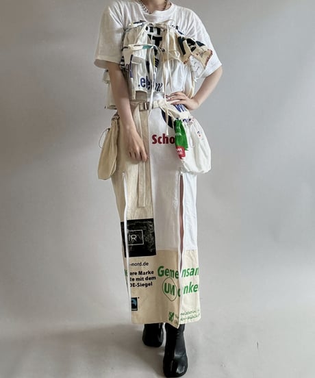 【RE;CIRCLE】RE Eco-Friendly Bag Belt Bag Skirt  / 250626-014