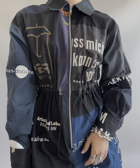 【RE;CIRCLE】RE Eco-Friendly Bag Jump Suit Black/ 230828-029