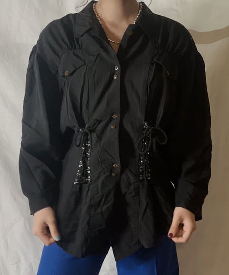 【USED】  Long Sleeve Viscose Shirt /210310-021