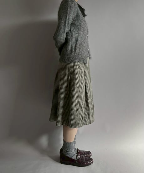 【USED】 Houndstooth Skirt / 251122-022