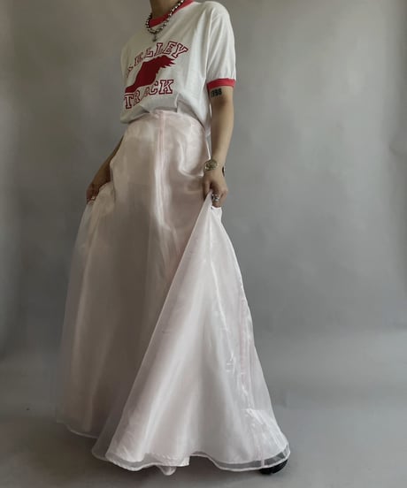 【USED】 Sheer Long Skirt / 230603-029