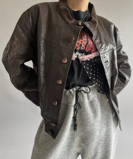 【USED】 FEBO Valstar Type Leather Jacket/241207-001