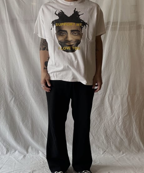 【USED】S/S T-shirt SUPPORT ME "I LOVE YOU"/210604-055