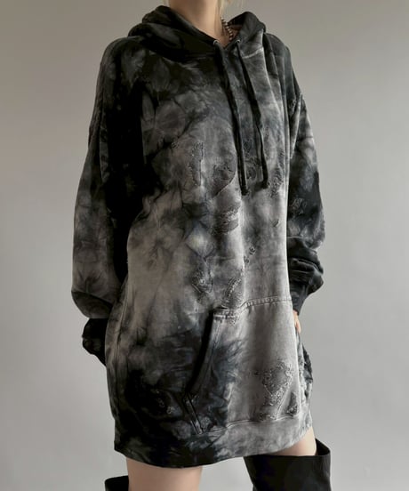 【USED】 Damage Hoodie /251101-004
