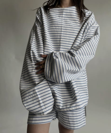 【RE;CIRCLE】 RE Netherlands Sheets Border Top / 220423-007