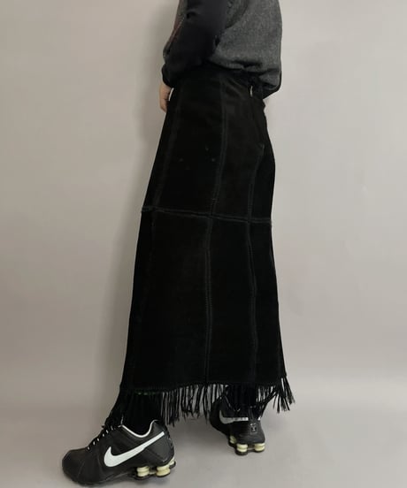 【USED】 Leather Skirt / 221022-013