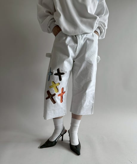 【USED】 END IS NEAR Dickies Painter Pants Cut Off  / 250329-003