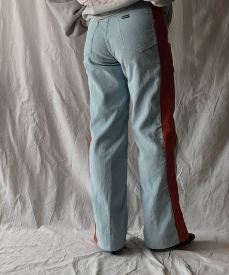 【RE;CIRCLE】 Remake Corduroy Side Line Pants⑤/210317-008