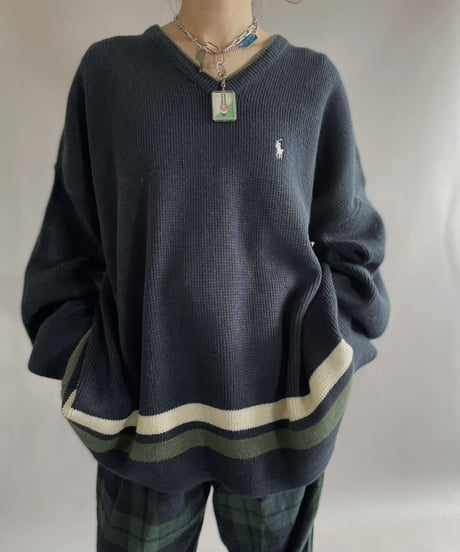 【USED】 POLO Sport Knit Top / 230114-001