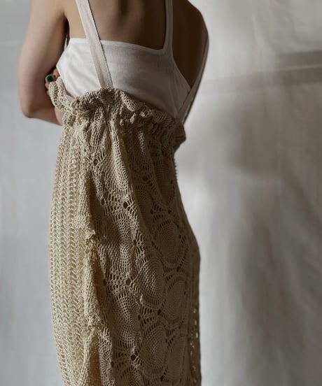 【RE;CIRCLE】  RE Crochet Lace N/S One-piece/20210819-042