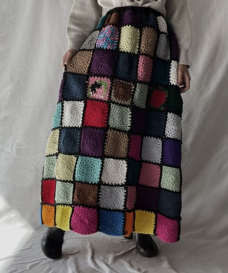 【RE;CIRCLE】 RE Granny Long Skirt①/211110-006