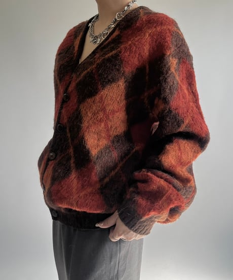 【USED】 MILFORD Vintage Wool Knit Cardigan /250201-012