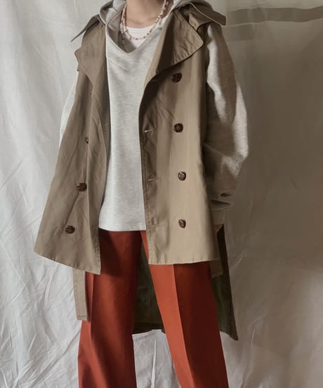 【RE;CIRCLE】 Remake Trench Vest /210203-043
