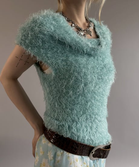 【USED】 Shaggy Knit Top / 260704-018