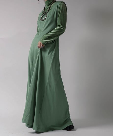 【USED】N/S Poly Dress ③ / 220324-021