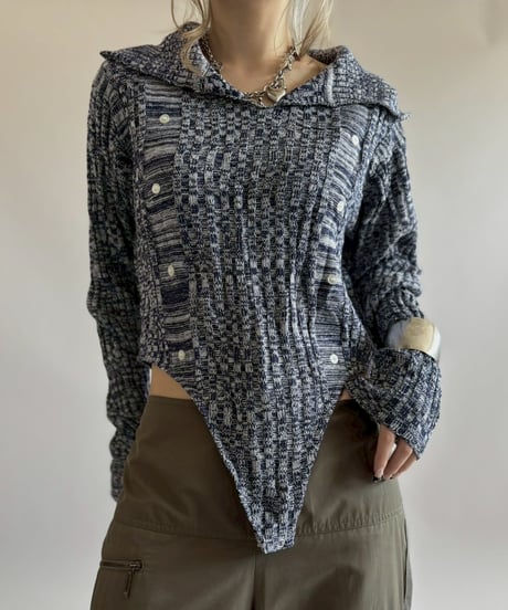 【RE;CIRCLE】 RE Rib Knit Leotard Top / 260416-008