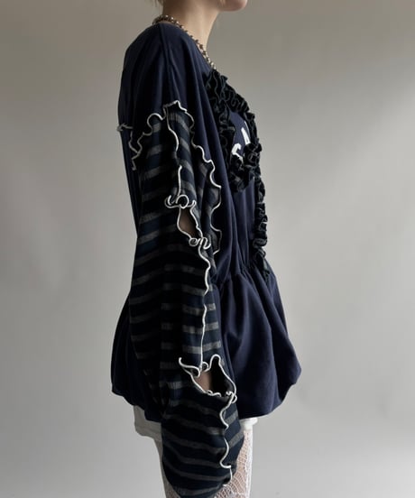 【RE;CIRCLE】 RE Mellow L/S Ribbon Top/ 250710-019
